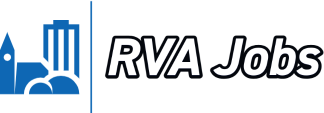 A logo of RVA Jobs